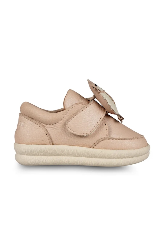 Dětské kožené polobotky Donsje Nellu Sneakers Pink Chickadee 1502604. růžová