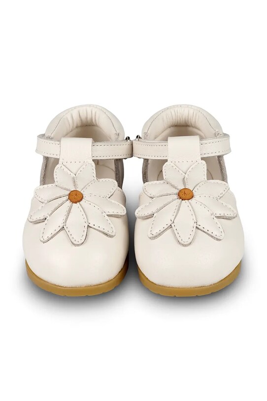 Детские кожаные балетки Donsje Sjanna Shoes Daisy 1503002 белый SS25