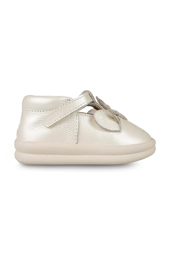 Детские кожаные полуботинки Donsje Zilpa Shoes Unicorn 1503806 серебрянный