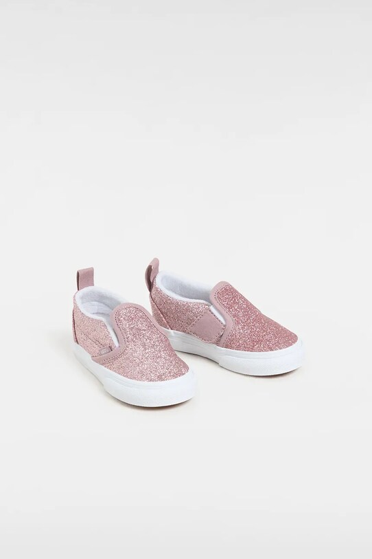 Vans tenisówki dziecięce Slip-On V VN000D0TFSL1 różowy SS25