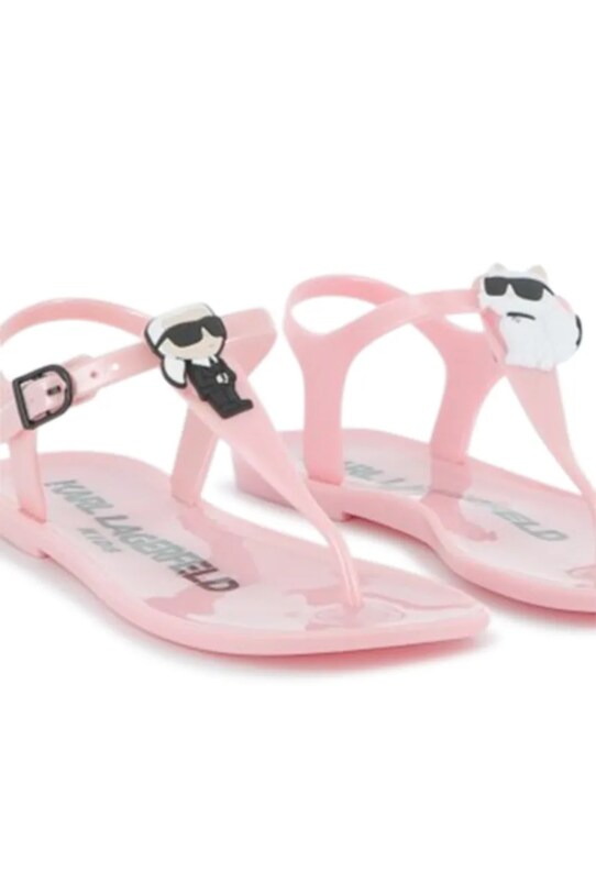 Дитячі сандалі Karl Lagerfeld Z30370.36.39 рожевий