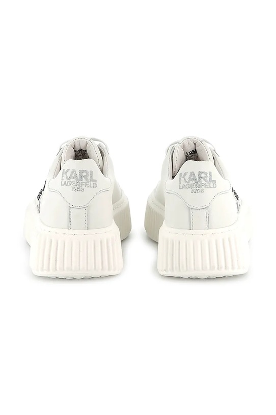 Дівчинка Дитячі шкіряні кросівки Karl Lagerfeld Z30371.30.35 білий