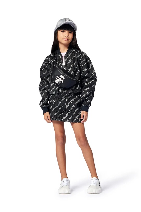 Дитячі шкіряні кросівки Karl Lagerfeld Z30371.30.35