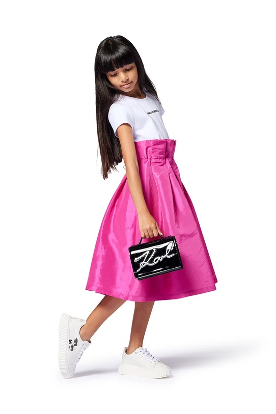 Дитячі шкіряні кросівки Karl Lagerfeld Z30371.30.35