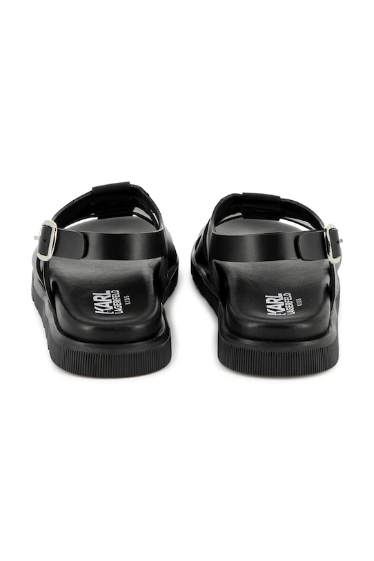 Lány Karl Lagerfeld gyerekszandál bőrből Z30372.30.35 fekete