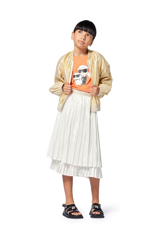 Karl Lagerfeld gyerekszandál bőrből Z30372.30.35