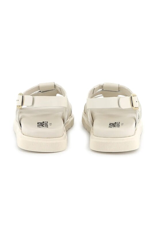 Fete Karl Lagerfeld sandale din piele pentru copii Z30372.36.39 bej
