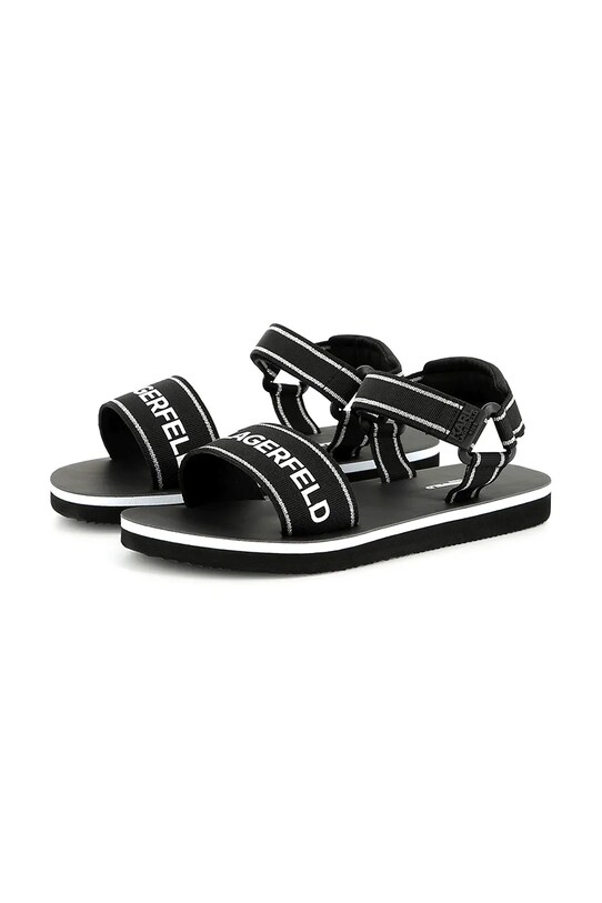 Karl Lagerfeld sandały dziecięce czarny Z30374.30.35