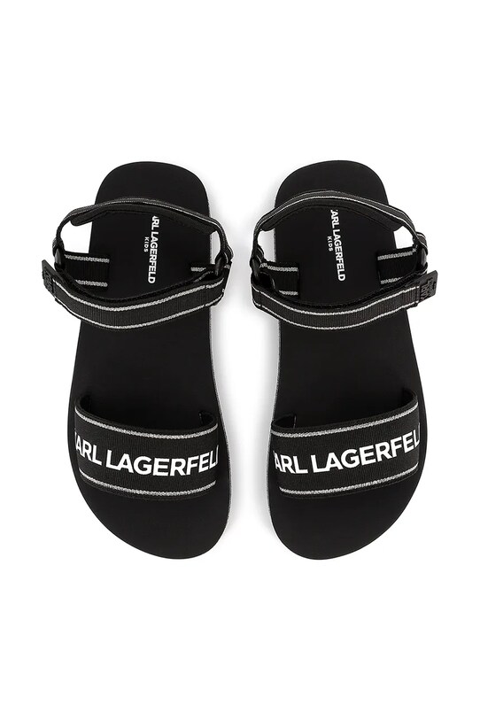 Karl Lagerfeld sandały dziecięce czarny Z30374.36.39