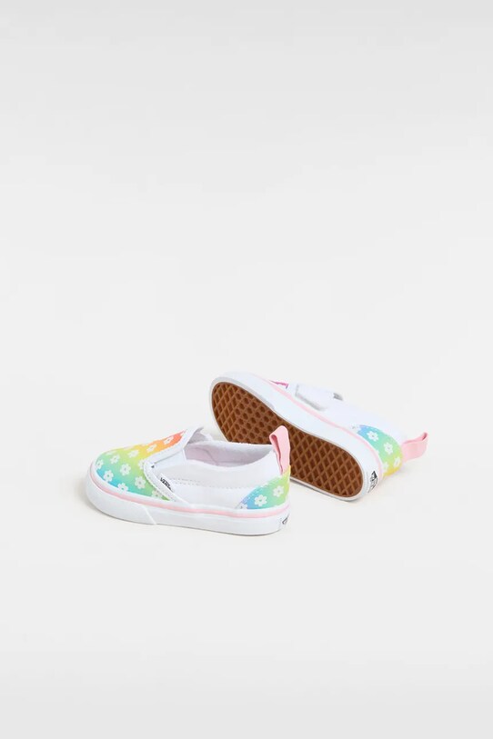 Detské tenisky Vans Slip-On V biela VN000D0SBOY1