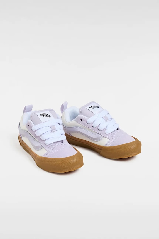 Vans tenisówki zamszowe dziecięce Knu Skool VN000CYUCPT1 fioletowy SS25