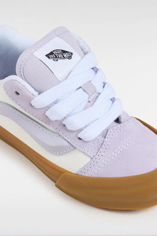 Dziewczynka Vans tenisówki zamszowe dziecięce Knu Skool VN000CYUCPT1 fioletowy