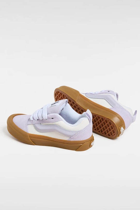 Vans tenisówki zamszowe dziecięce Knu Skool fioletowy VN000CYUCPT1