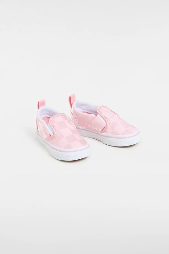 Παιδικά πάνινα παπούτσια Vans Slip-On V VN000D0TY3K1 ροζ SS25