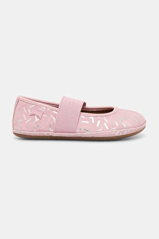 Детские кожаные балетки Camper Right Kids 80025.25.27 розовый SS25