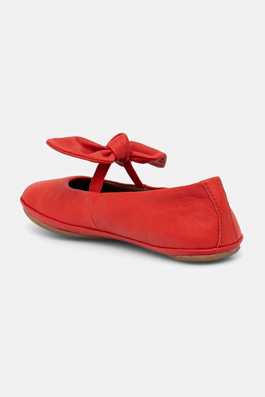 Девочка Детские кожаные балетки Camper Right Kids K800434.35.38 красный