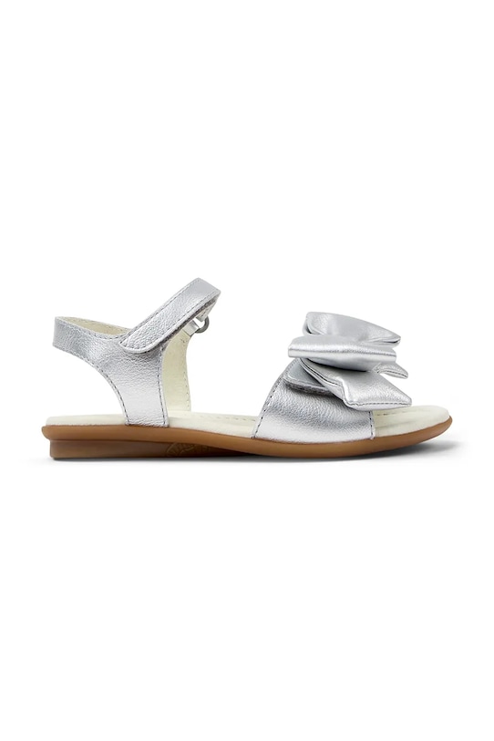 Camper gyerekszandál bőrből Right Kids ezüst K800639.28.38