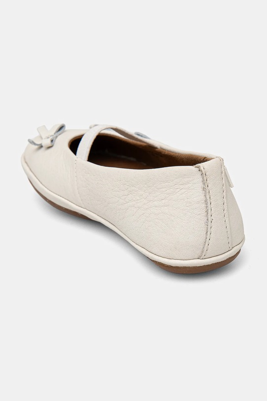 Fete Camper balerini din piele pentru copii Right TWS Kids K800626.25.27 alb