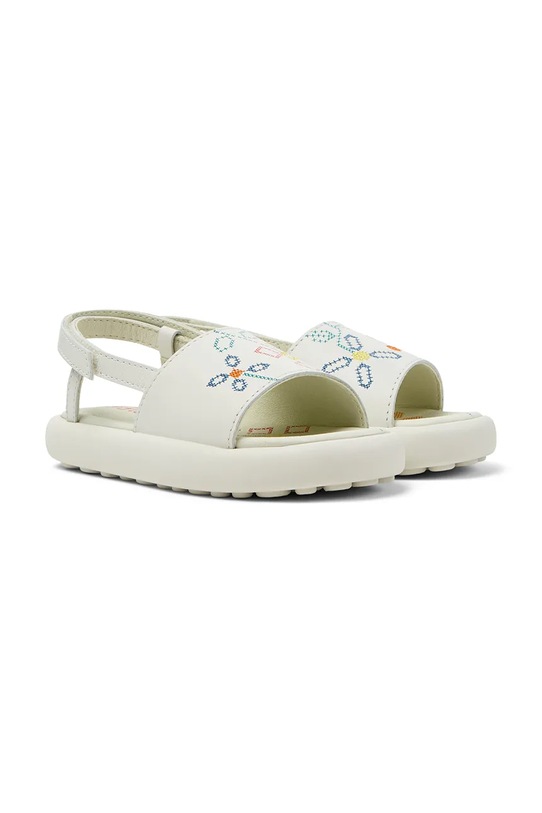 Девочка Детские кожаные сандалии Camper Pelotas Flota Sandal TWS Kids K800631.35.38 белый