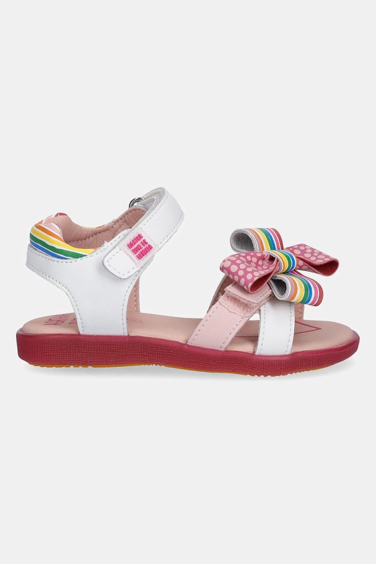 Agatha Ruiz de la Prada sandale din piele pentru copii 252962.24.27 alb SS25