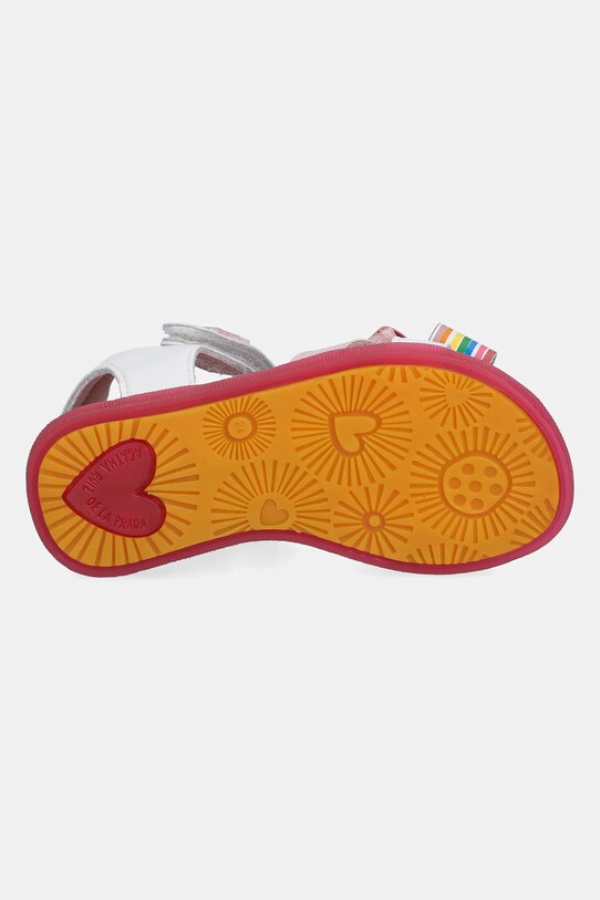 Agatha Ruiz de la Prada sandale din piele pentru copii 252962.24.27 alb