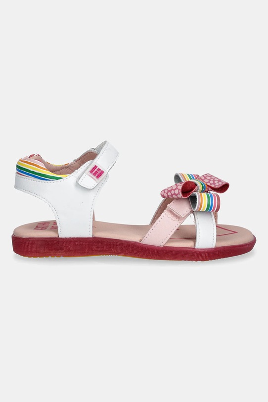 Agatha Ruiz de la Prada sandały skórzane dziecięce 252962.28.34 biały SS25