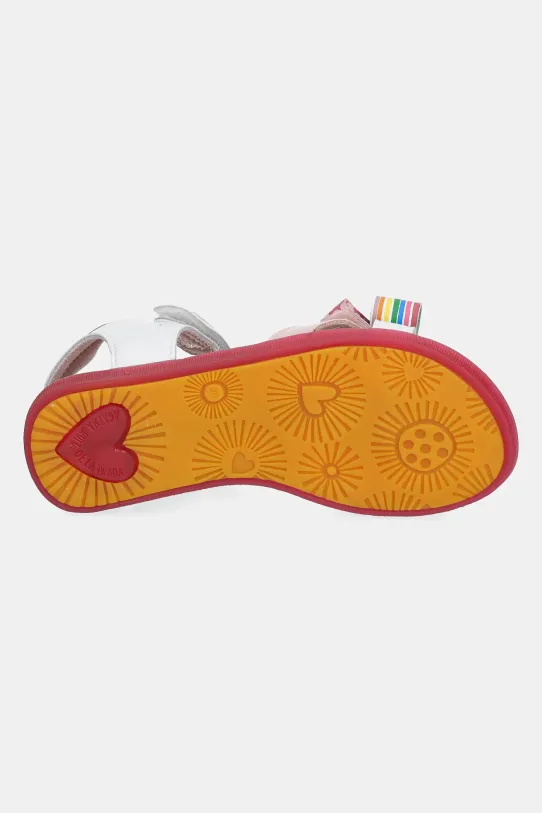 Agatha Ruiz de la Prada sandały skórzane dziecięce 252962.28.34 biały