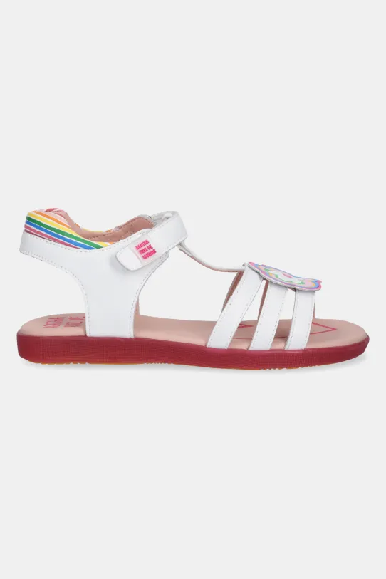 Agatha Ruiz de la Prada sandały skórzane dziecięce 252963.28.34 biały SS25