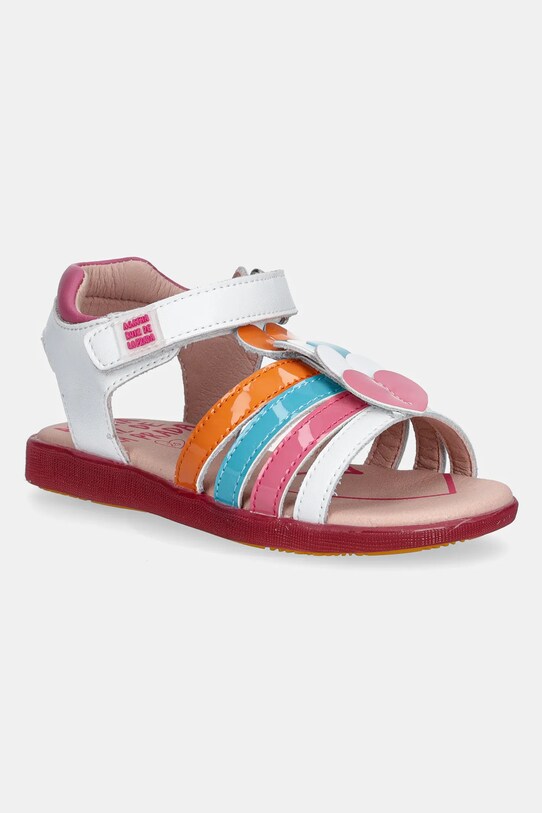 Agatha Ruiz de la Prada sandały tekstylny biały 252965.24.27