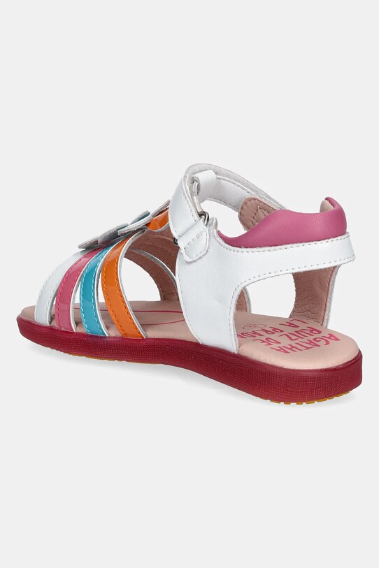 Fete Agatha Ruiz de la Prada sandale din piele pentru copii 252965.28.34 alb