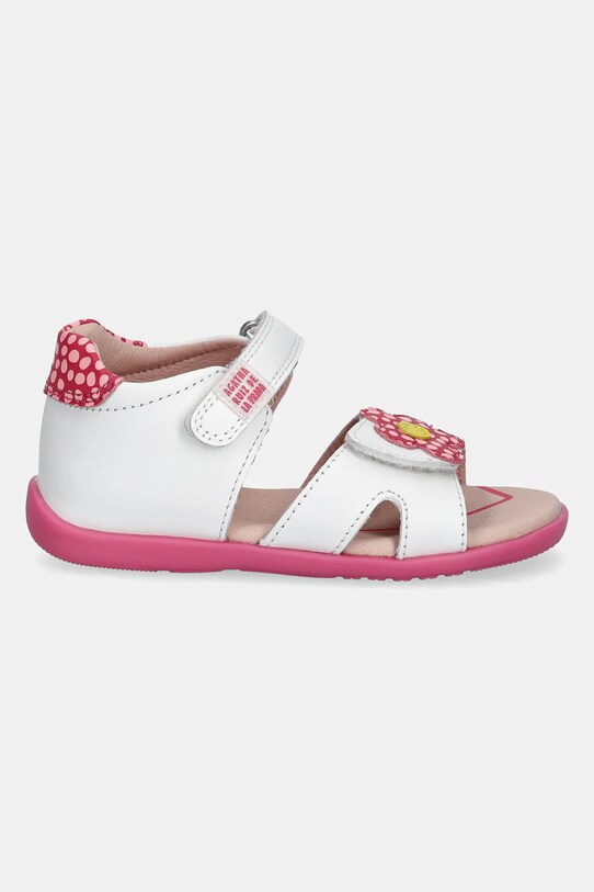 Agatha Ruiz de la Prada sandale din piele pentru copii 252901 alb SS25