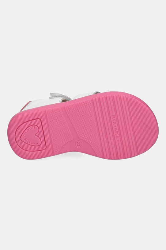 Agatha Ruiz de la Prada sandale din piele pentru copii 252901 alb