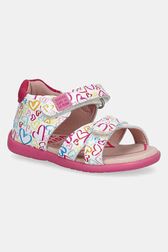 Agatha Ruiz de la Prada sandały tekstylny biały 252903