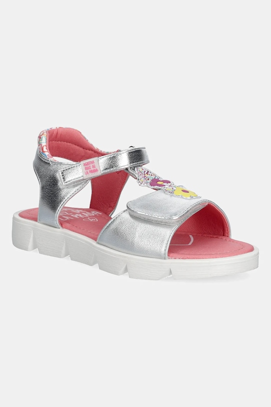 Дитячі сандалі Agatha Ruiz de la Prada срібний 252925
