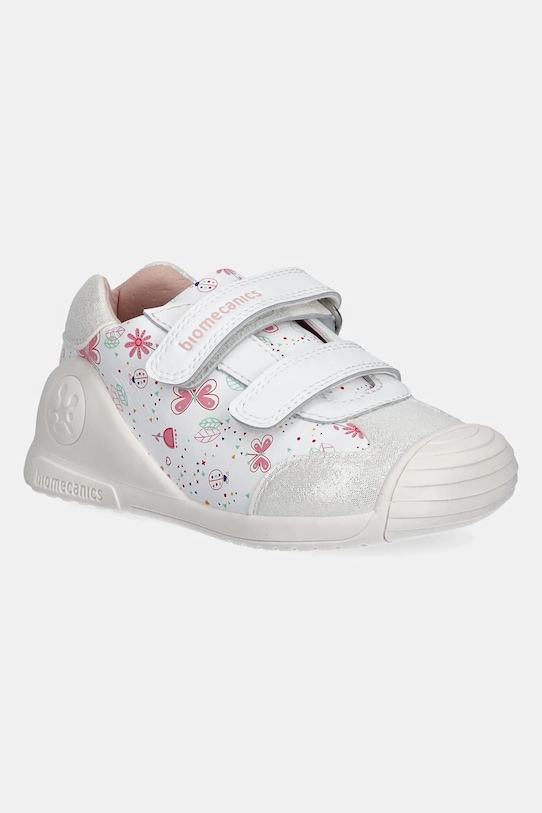 Детски половинки обувки от кожа Biomecanics За бебета бял 252100.