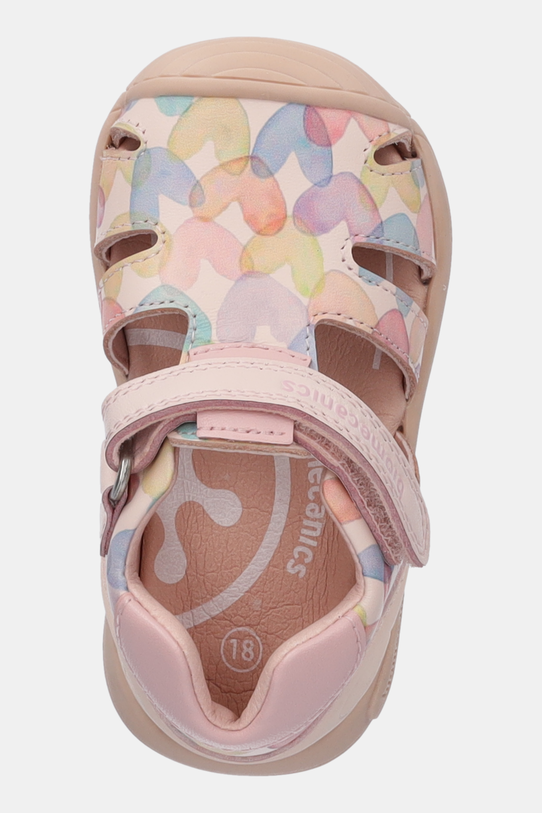 Παιδικά δερμάτινα σανδάλια Biomecanics μπεζ 252110