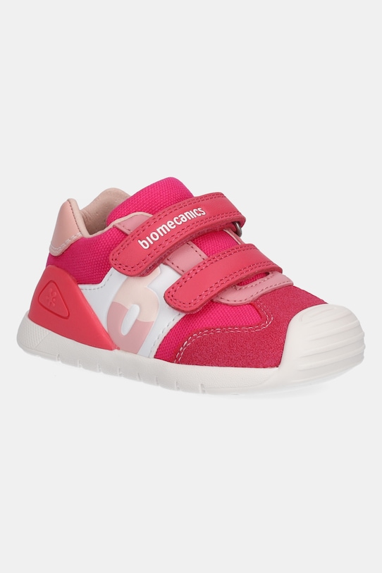 Детские кроссовки Biomecanics замш розовый 252119.G