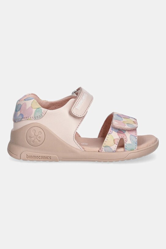 Biomecanics sandale din piele pentru copii 252141 roz SS25