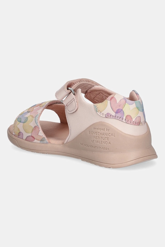 Девочка Детские кожаные сандалии Biomecanics 252141 розовый