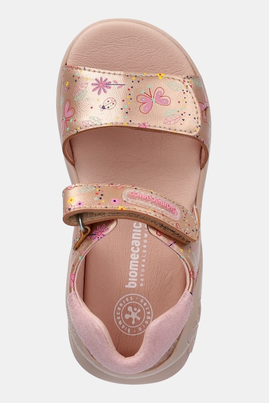 Biomecanics sandale din piele pentru copii aur 252142