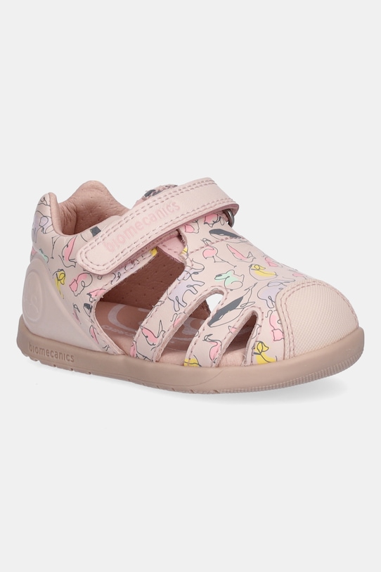 Detské kožené sandále Biomecanics Pre bábätká béžová 252167.19.23