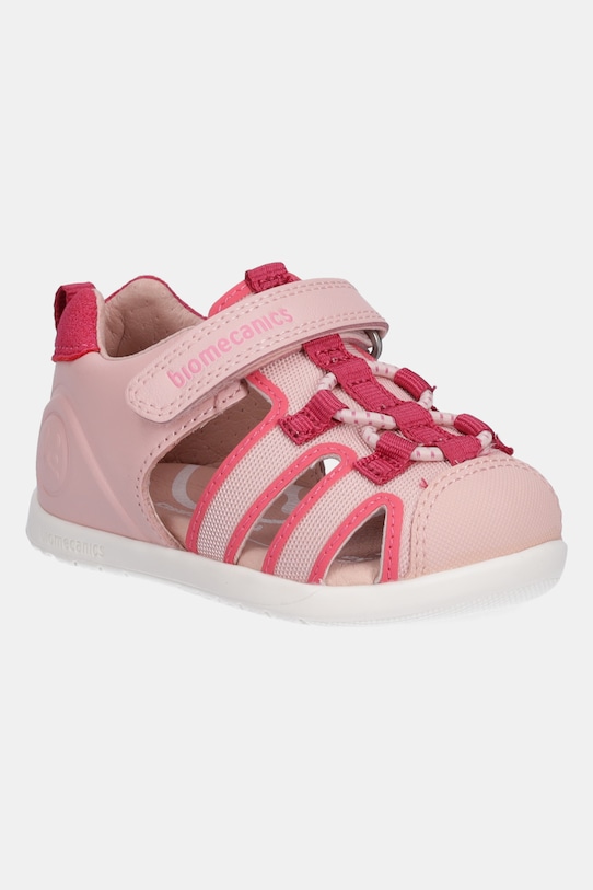 Biomecanics sandale copii piele întoarsă roz 252170.G.19.23
