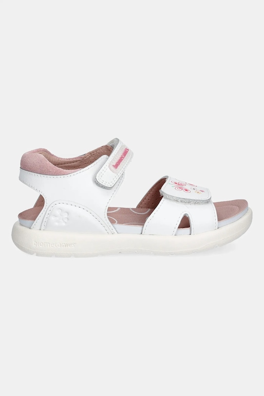 Biomecanics sandale din piele pentru copii 252231.24.27 alb SS25