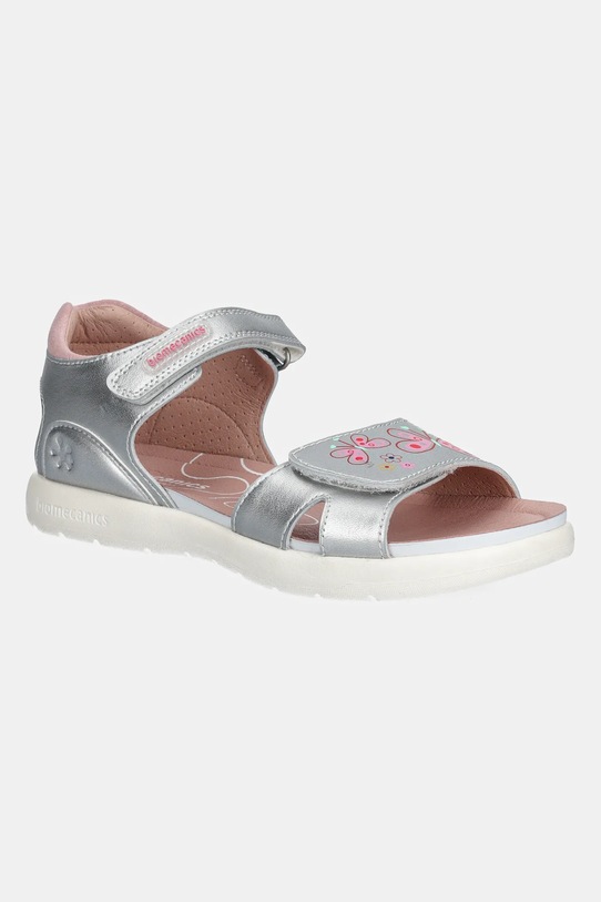 Детские кожаные сандалии Biomecanics серебрянный 252231.28.34