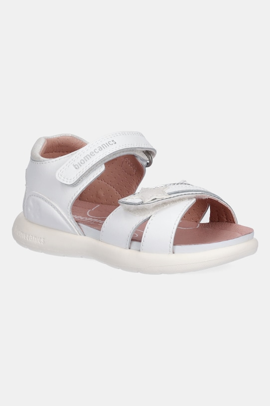 Detské sandále Biomecanics imitácia kože biela 252244.24.27