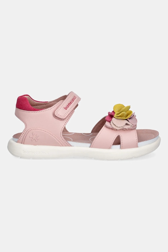 Дитячі шкіряні сандалі Biomecanics 252241.28.34 рожевий SS25