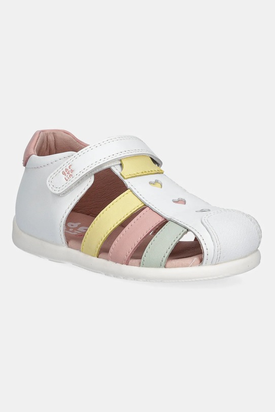 Garvalin sandale din piele pentru copii Produs pentru bebe alb 252303