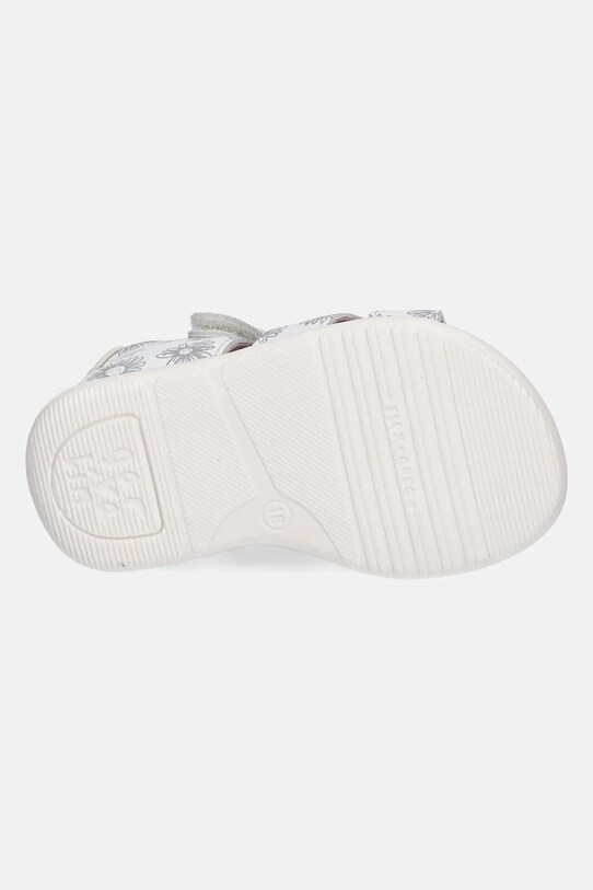 Garvalin sandale din piele pentru copii 252306 alb
