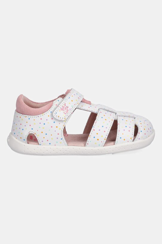 Garvalin sandale din piele pentru copii 252329.24.26 alb SS25