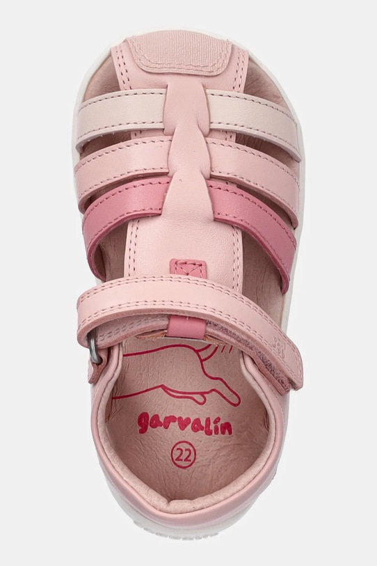 Kožené sandály Garvalin růžová 252332.G.19.23